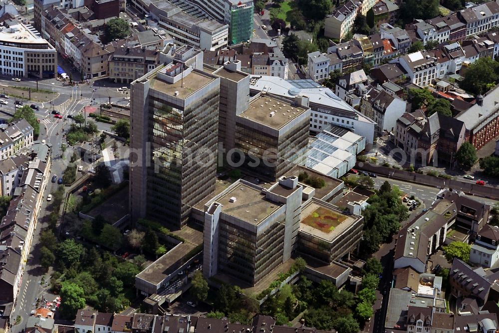 Aerial image Bonn - Building of the Bonn Town House, the Town Hall in Bonn, North Rhine-Westphalia