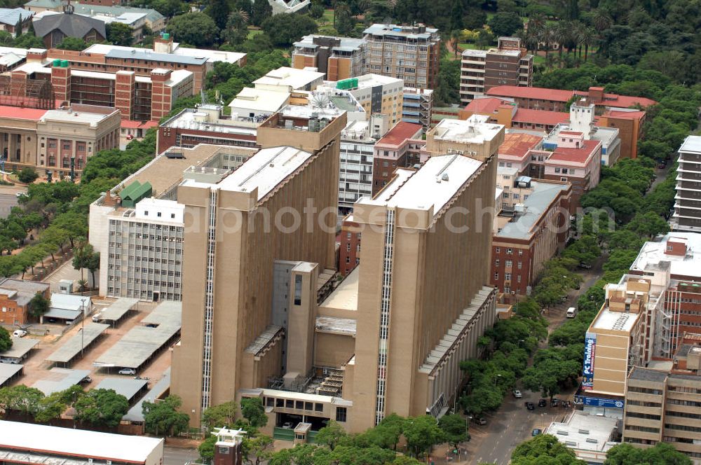 Aerial photograph PRETORIA - Building of the Department of Land Affairs in Pretoria, the capital of South Africa