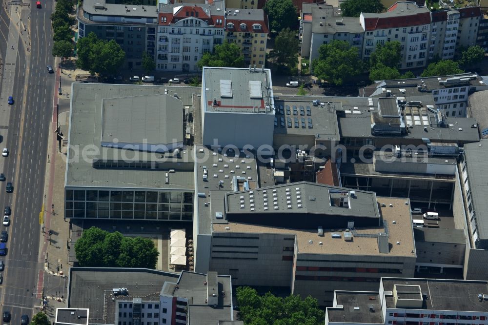 Berlin from above - Building of the German Opera at the Bismarck street in Berlin's Charlottenburg district