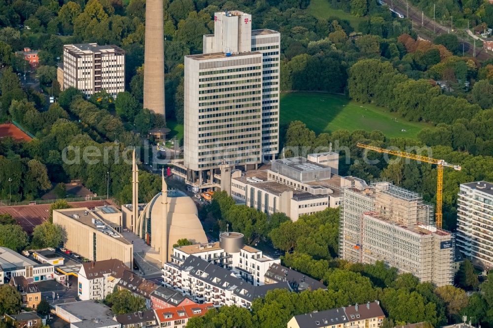 Köln from the bird's eye view: Building the DITIB central mosque in Cologne, North Rhine-Westphalia