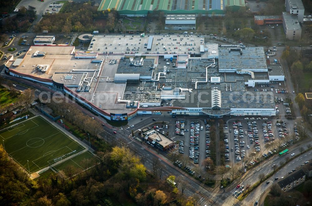 Aerial photograph Oberhausen - Building of the shopping center Bero in Oberhausen in the state of North Rhine-Westphalia