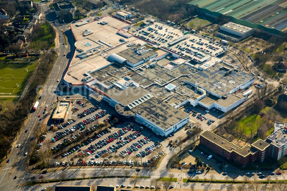 Aerial photograph Oberhausen - Building the shopping center BERO in Oberhausen in North Rhine-Westphalia