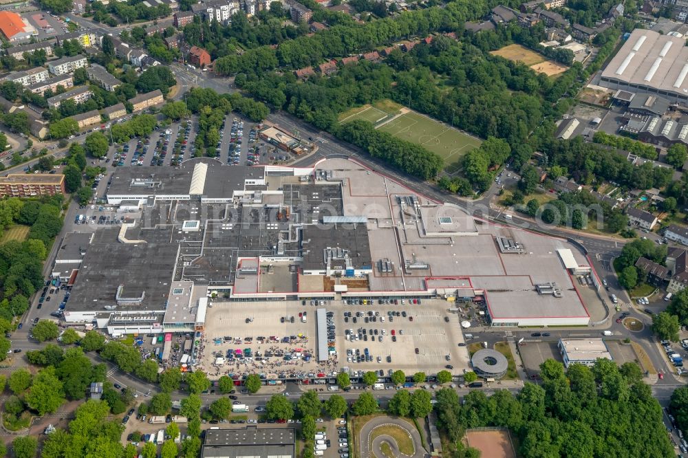 Aerial image Oberhausen - Building the shopping center BERO in Oberhausen in North Rhine-Westphalia