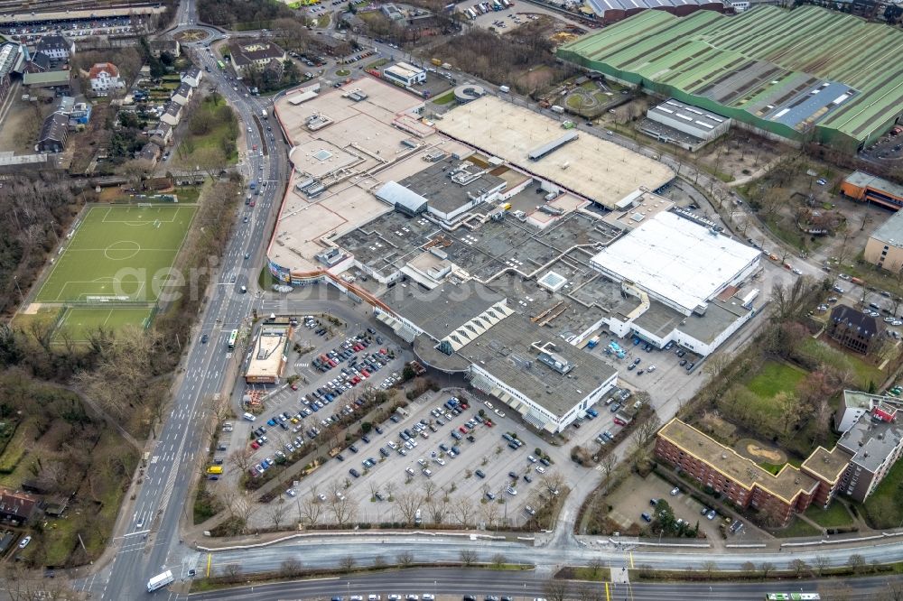 Aerial photograph Oberhausen - Building the shopping center BERO in Oberhausen at Ruhrgebiet in North Rhine-Westphalia