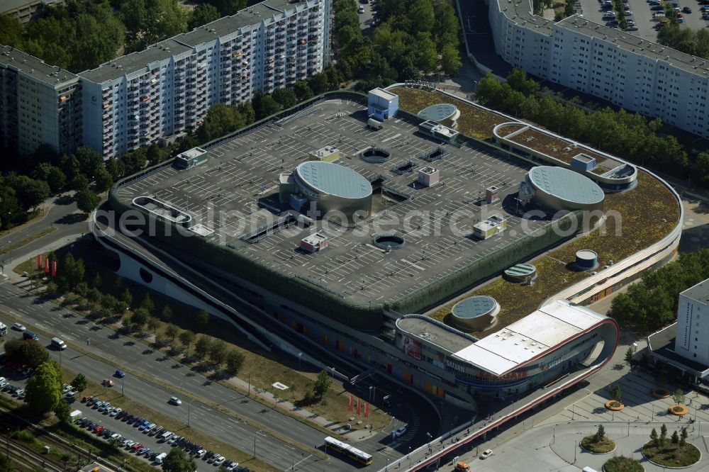 Aerial photograph Berlin - Building of the shopping center EASTGATE Berlin in Berlin in Germany