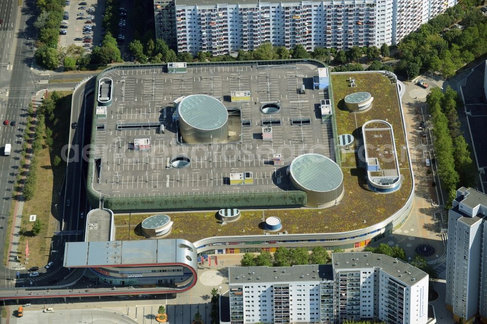 Berlin from the bird's eye view: Building of the shopping center EASTGATE Berlin in Berlin in Germany