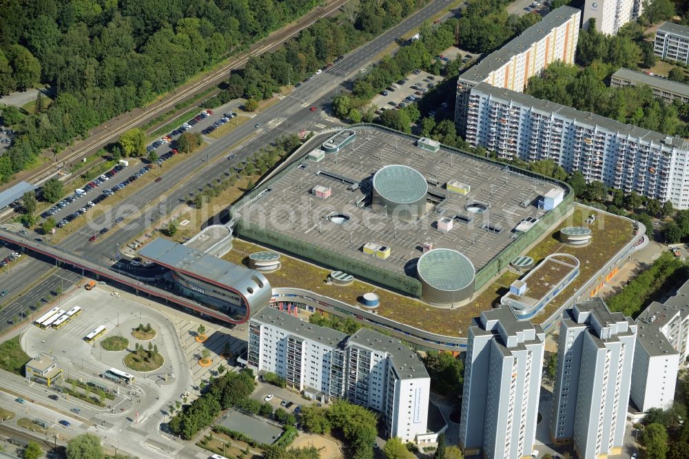 Aerial photograph Berlin - Building of the shopping center EASTGATE Berlin in Berlin in Germany