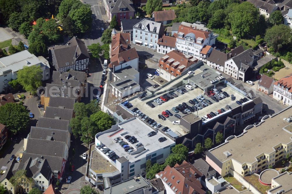 Aerial photograph Unna - Building the shopping center an der Hertinger Strasse - Fluegelstrasse in Unna in the state North Rhine-Westphalia