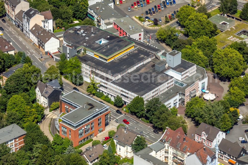 Aerial image Gevelsberg - Building of the shopping center Kaufland Wittener Strasse and Vendomer Platz in Gevelsberg in the state North Rhine-Westphalia