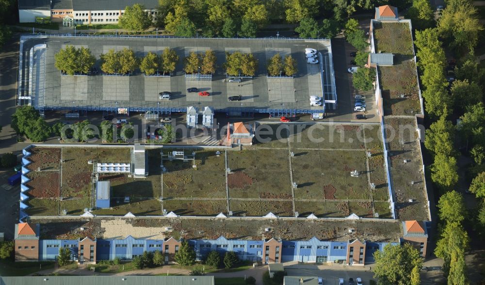 Aerial image Halle (Saale) - Building of the shopping center Kaufland on Zollrain in Halle (Saale) in the state Saxony-Anhalt