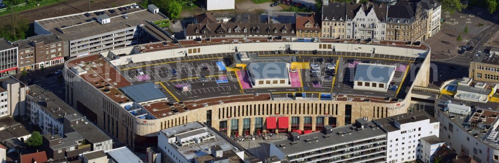 Aerial image Recklinghausen - Building the shopping center Palais Vest MFI Properties Marketing in Recklinghausen in North Rhine-Westphalia