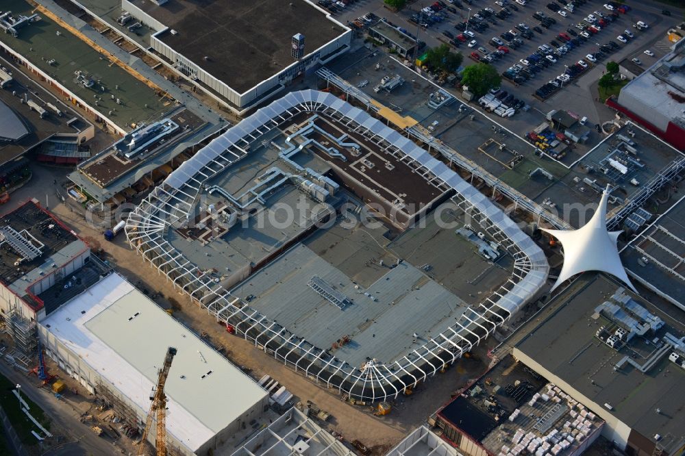 Aerial image Bochum - Building the shopping center Ruhr Park in Bochum in the state North Rhine-Westphalia