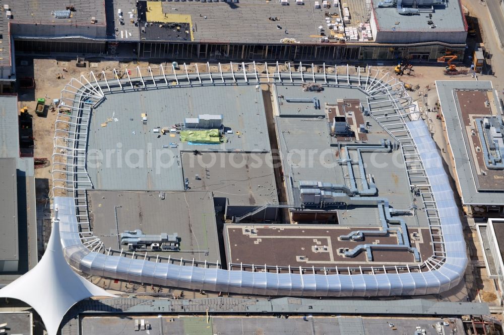 Aerial image Bochum - Building the shopping center Ruhr Park in Bochum in the state North Rhine-Westphalia