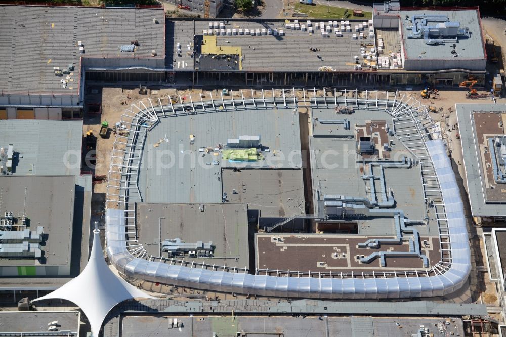 Aerial photograph Bochum - Building the shopping center Ruhr Park in Bochum in the state North Rhine-Westphalia