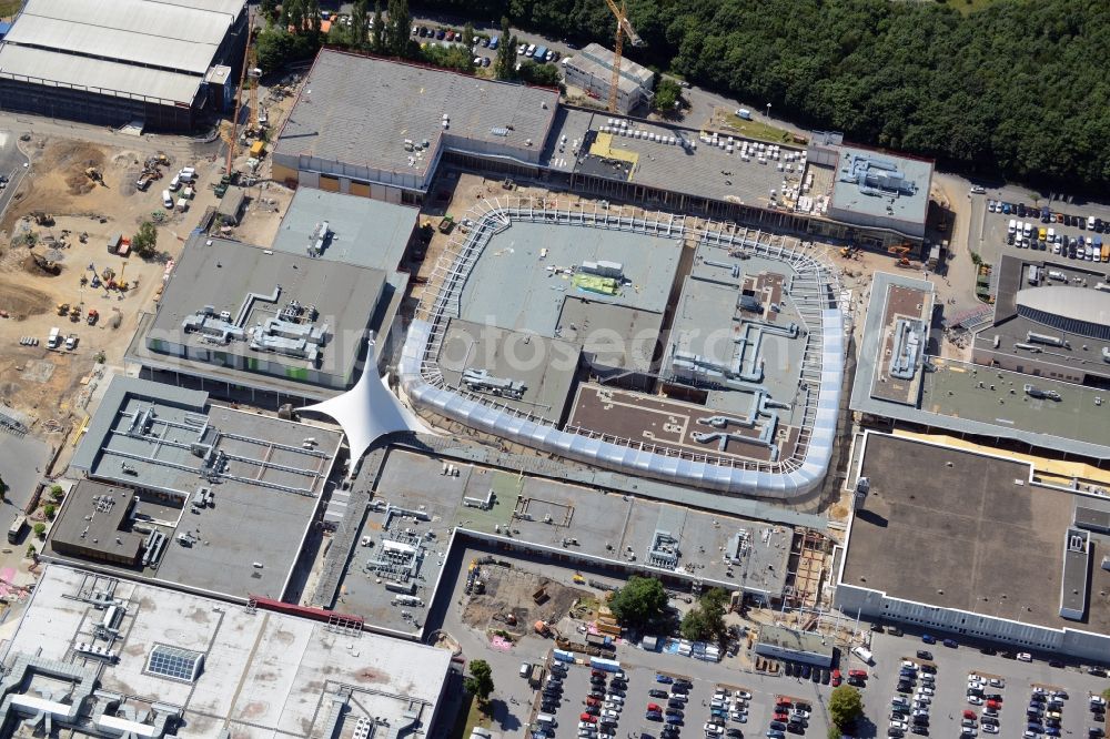 Bochum from above - Building the shopping center Ruhr Park in Bochum in the state North Rhine-Westphalia