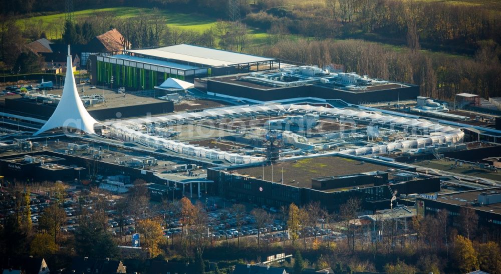 Aerial image Bochum - Building the shopping center Ruhr Park in Bochum in the state North Rhine-Westphalia