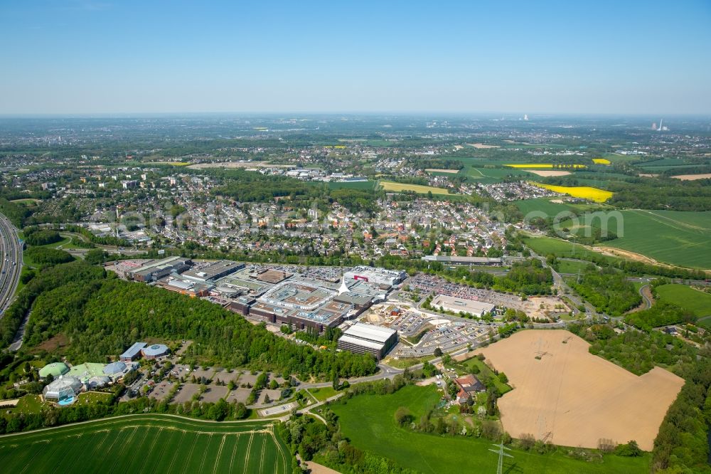 Aerial photograph Bochum - Building the shopping center Ruhr Park in Bochum in the state North Rhine-Westphalia