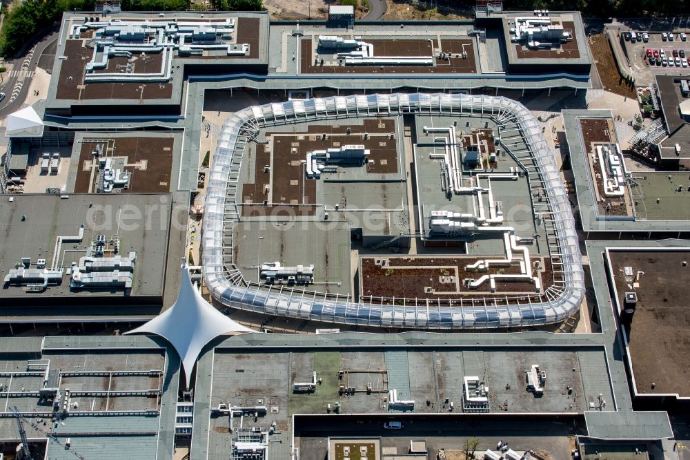 Aerial image Bochum - Building the shopping center Ruhr Park in Bochum in the state North Rhine-Westphalia