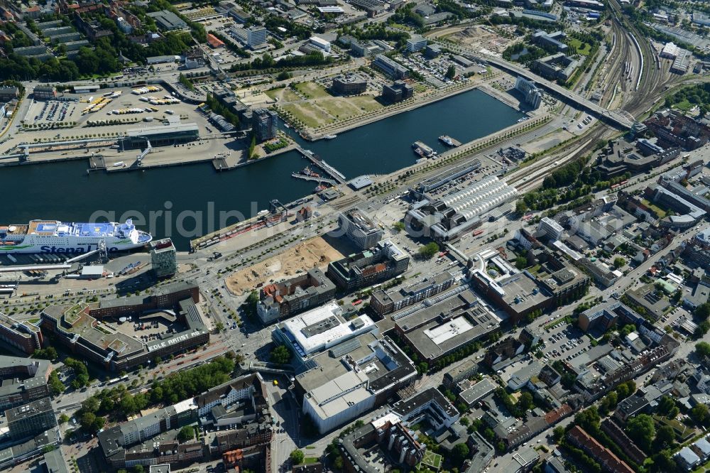 Aerial photograph Kiel - Building of the shopping center Sophienhof der ECE in Kiel in the state Schleswig-Holstein