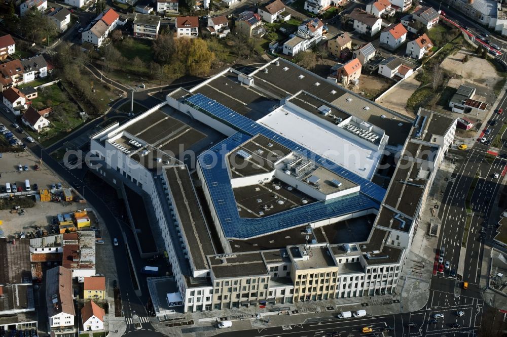 Aerial photograph Neumarkt in der Oberpfalz - Building of the shopping center Stadtquartier „ NeuerMarkt ” in Neumarkt in der Oberpfalz in the state Bavaria