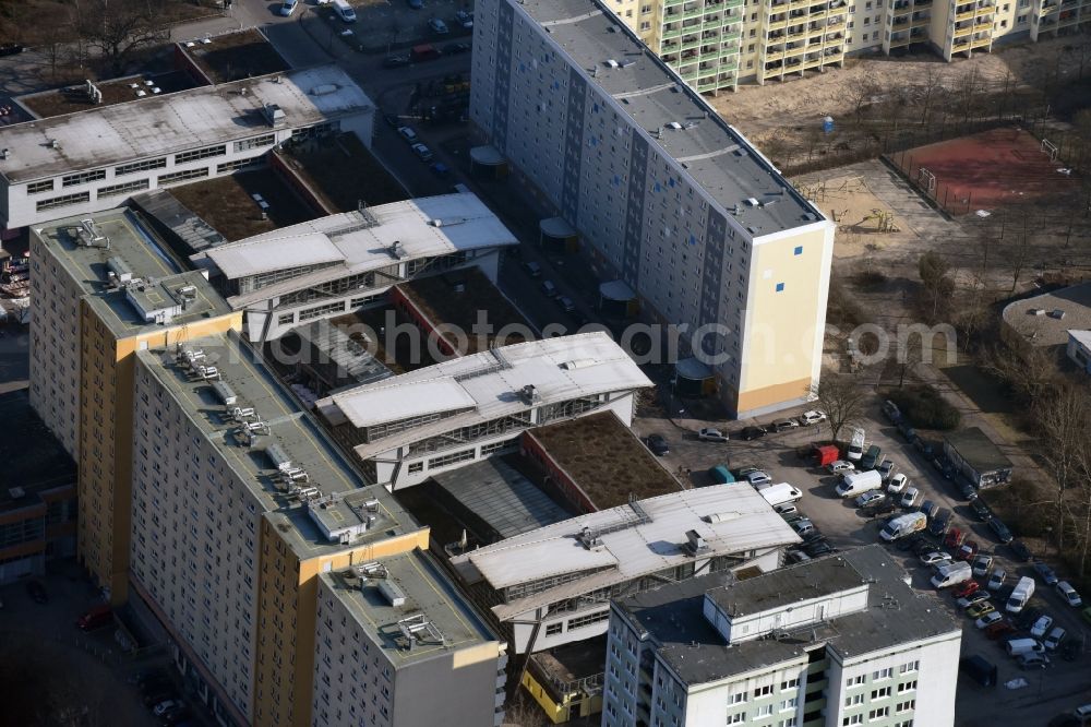 Berlin from the bird's eye view: Building of the shopping center TierparkCenter Berlin in the district Lichtenberg in Berlin