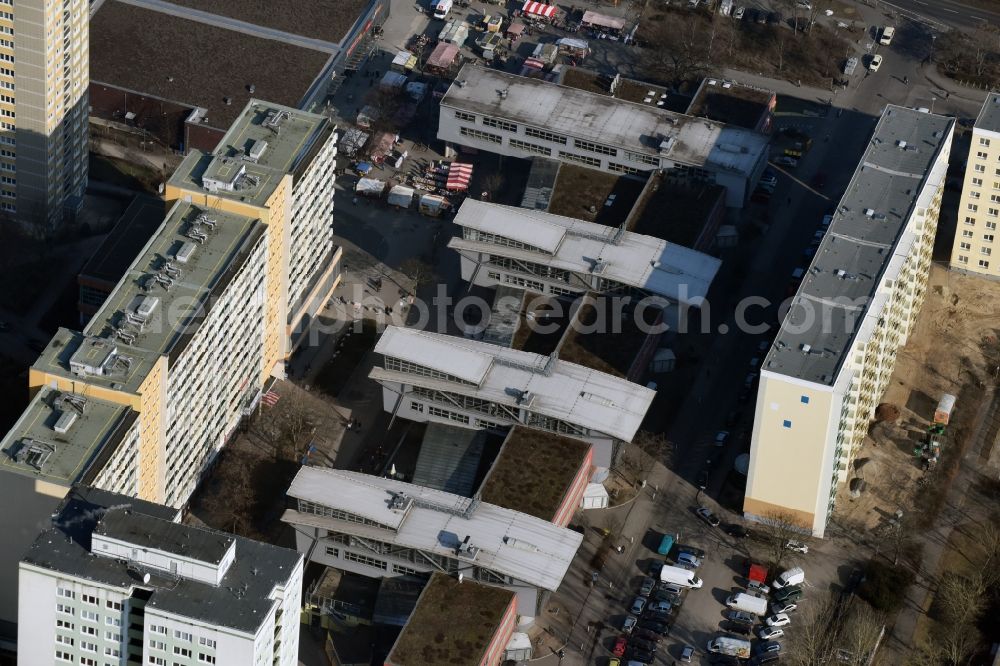 Berlin from the bird's eye view: Building of the shopping center TierparkCenter Berlin in the district Lichtenberg in Berlin