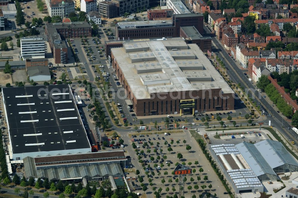 Aerial image Hannover - Building the shopping center Zweirad-Center Stadler in Hannover in the state Lower Saxony