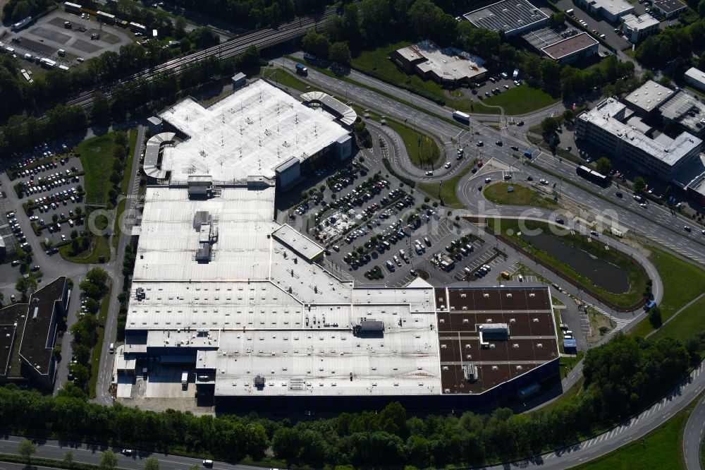 Aerial photograph Bielefeld - Building of the store - furniture market IKEA furniture ond interior Bielefeld on Suedring in the district Brackwede in Bielefeld in the state North Rhine-Westphalia, Germany