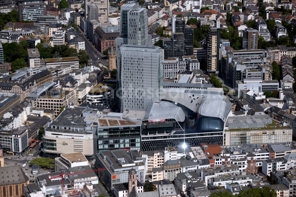 Frankfurt am Main from above - View of the Palais Quartier in the district Innenstadt in Frankfurt am Main in Hesse