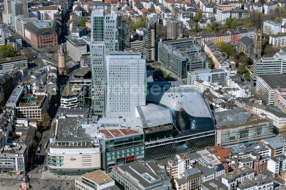 Frankfurt am Main from the bird's eye view: View of the Palais Quartier in the district Innenstadt in Frankfurt am Main in Hesse