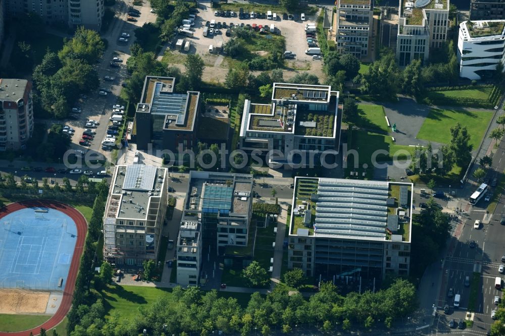 Aerial image Berlin - Building and grounds of the Land Representations of the Federal States in Berlin, Germany