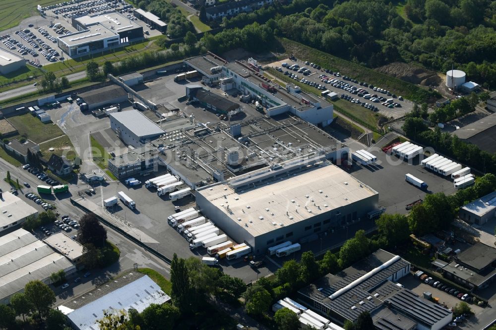 Aerial photograph Lübbecke - Building of the wholesale center Westfleisch SCE mbH in Luebbecke in the state North Rhine-Westphalia, Germany