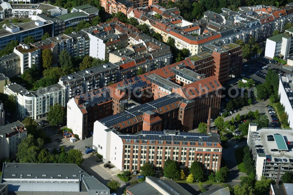 Aerial photograph Berlin - Building of GSG-Gewerbehof Helmholtzstrasse in Berlin, Germany