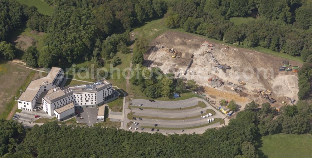 Aerial photograph Sprockhoevel - Building the training center of the IG Metall union in Sprockhoevel in North Rhine-Westphalia