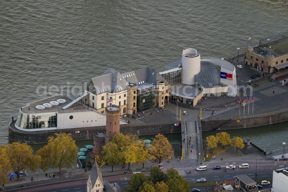 Köln from the bird's eye view: Building Stollwerk - Chocolate Museum in Cologne in North Rhine-Westphalia NRW