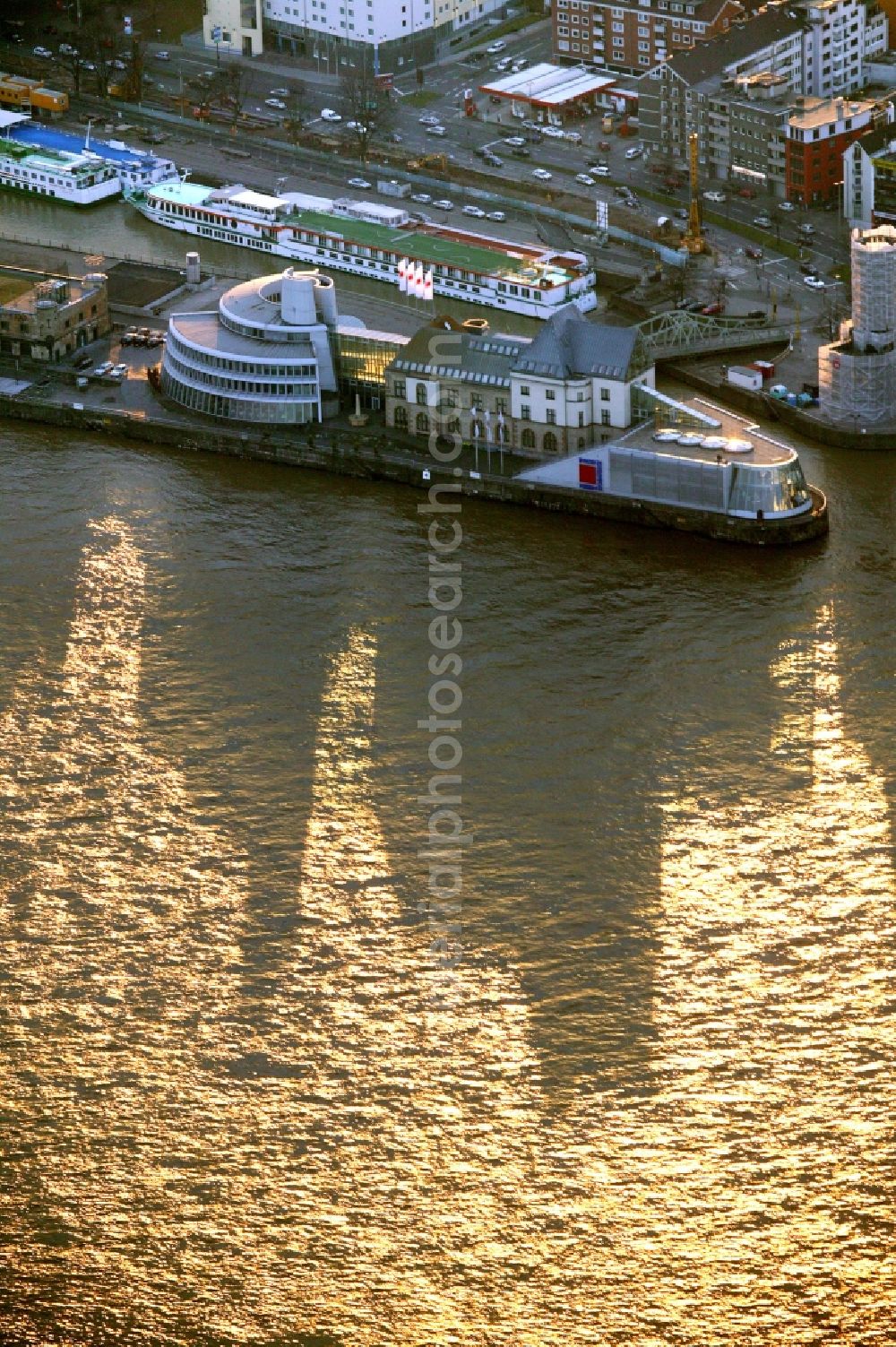 Köln from above - Building Stollwerk - Chocolate Museum in Cologne in North Rhine-Westphalia NRW