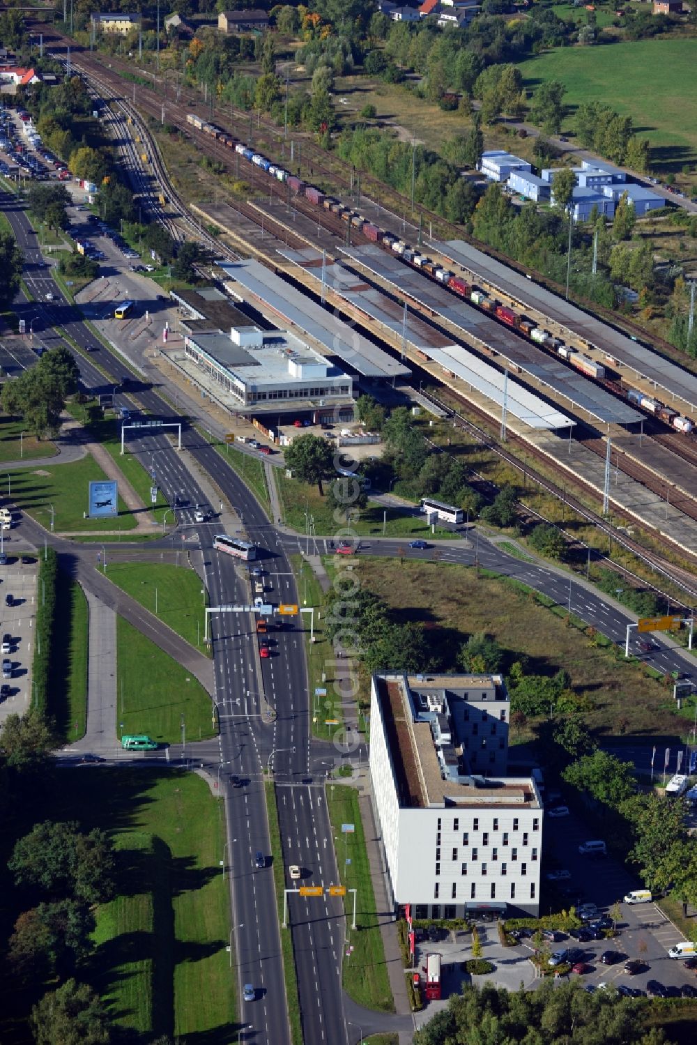 Aerial image Berlin - View of the InterCityHotel Berlin-Brandenburg Airport Berlin - Schönefeld