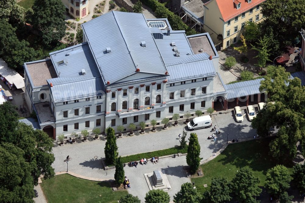 Aerial image Weimar - Building of youth and cultural center in Weimar in Thuringia