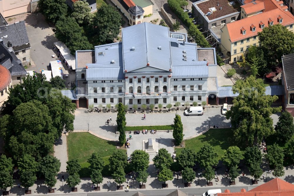 Aerial photograph Weimar - Building of youth and cultural center in Weimar in Thuringia