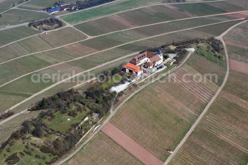 Aerial image Cleebronn - Buildings of the youth hostel Michaelsberg in Cleebronn in the state Baden-Wuerttemberg