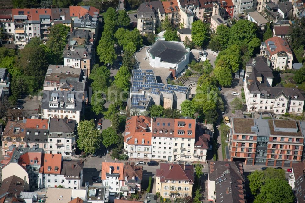 Aerial image Freiburg im Breisgau - Buildings of the Youth Home Haus der Jugend, Jugendbildungswerk in Freiburg im Breisgau in the state Baden-Wuerttemberg