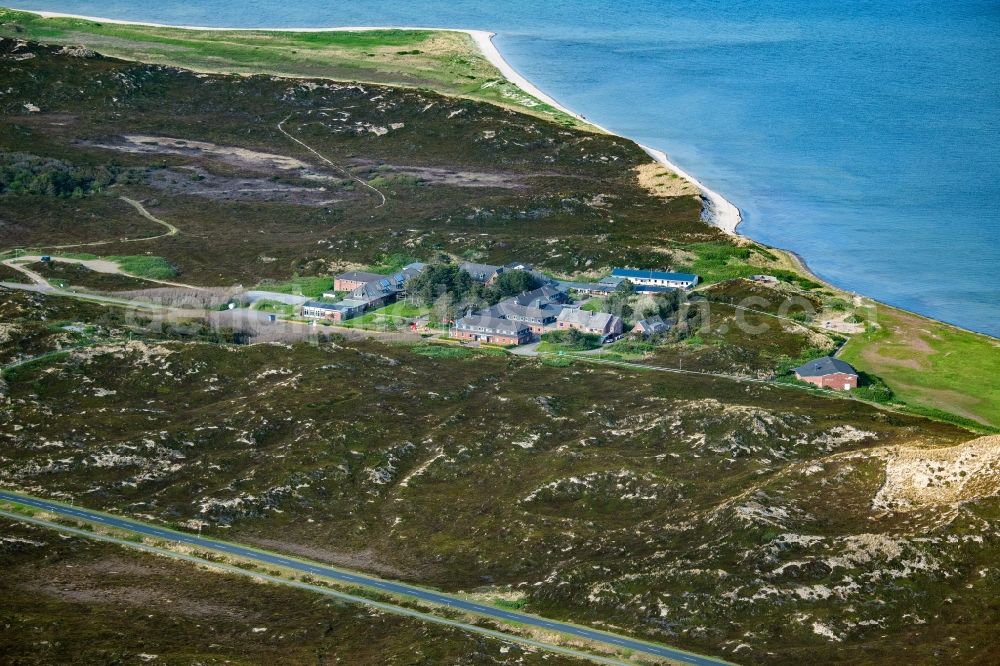 Aerial photograph Rantum (Sylt) - Building the hostel Hamburger Jugenderholungsheim Puan Klent in the district Rantum (Sylt) in Sylt on Island Sylt in the state Schleswig-Holstein, Germany