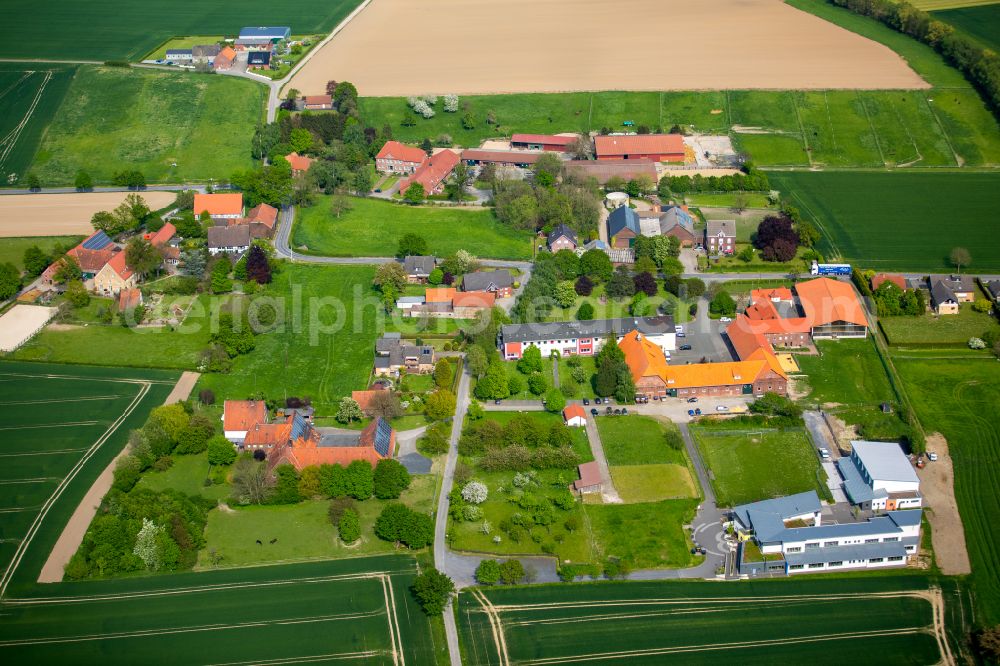 Aerial photograph Hamm-Allen - Buildings of the Childrens and Youth Home St. Vincenz-Jugendhilfe-Zentrums on street Allener Strasse in Allen at Ruhrgebiet in the state North Rhine-Westphalia, Germany