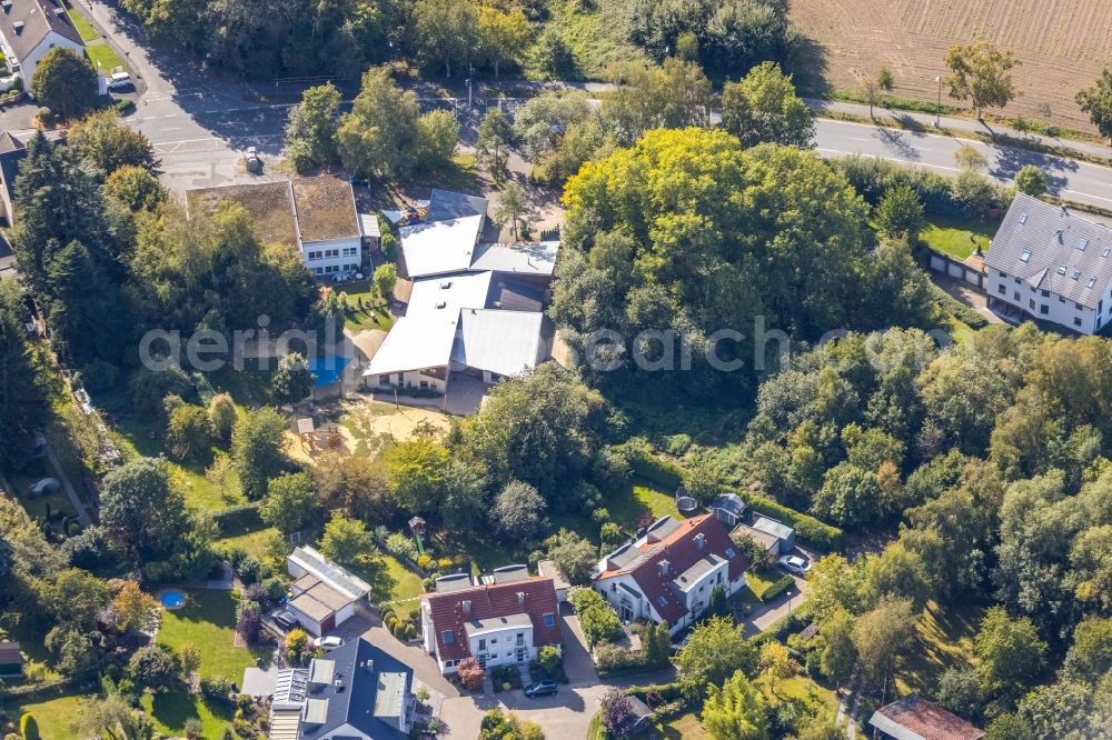 Holzwickede from above - Building the KITA day nursery DRK Kindergarten Hokuspokus on Hauptstrasse in the district Aplerbeck in Holzwickede in the state North Rhine-Westphalia, Germany