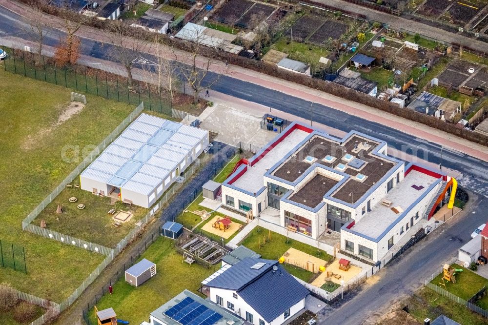 Aerial image Hamm - Building the KITA day nursery on Eschenallee in Hamm in the state North Rhine-Westphalia, Germany