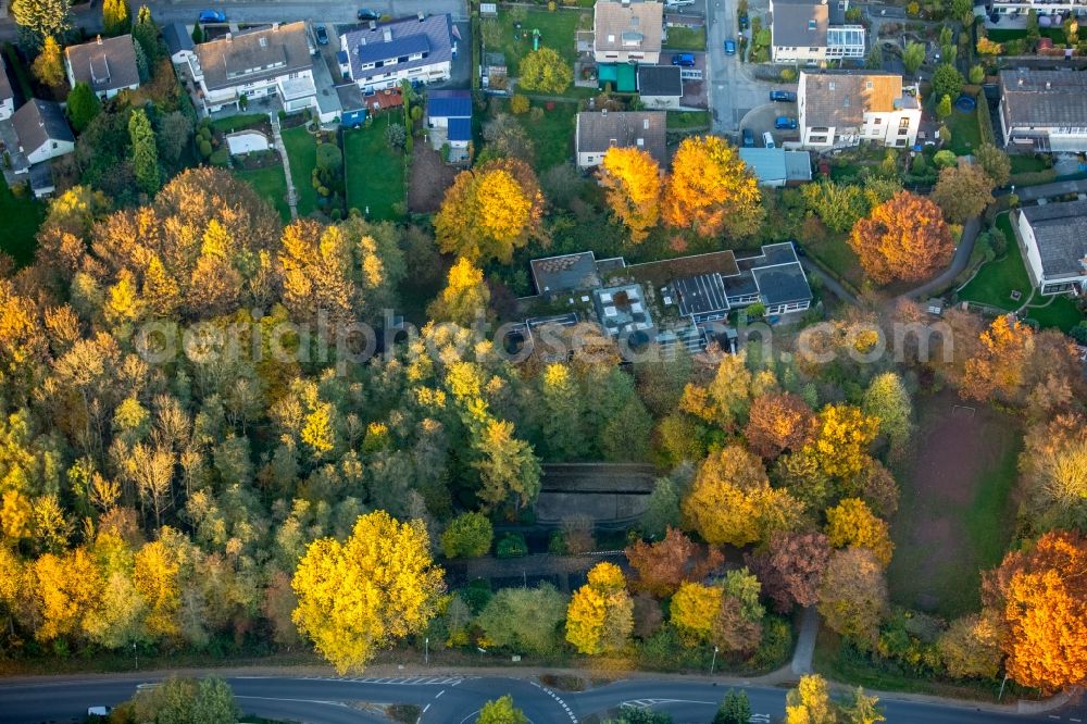 Herdecke from above - Building the KITA day nursery GVS Familienzentrum Ende-Nord Tageseinrichtung fuer Kinder in Herdecke in the state North Rhine-Westphalia