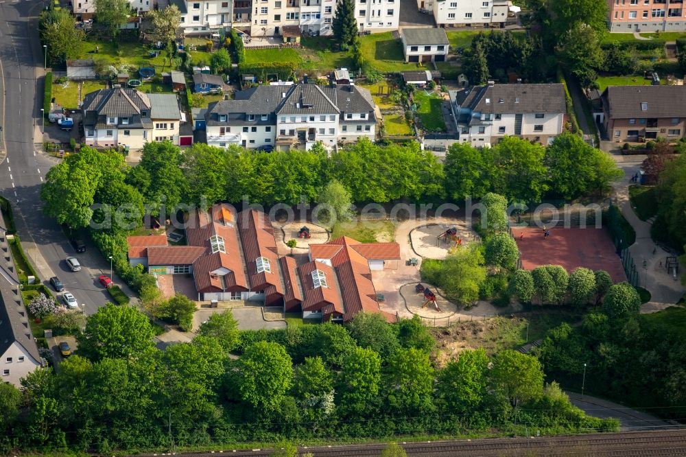 Aerial photograph Hagen - Building of the KITA day nursery Martinstrasse in Hagen in the state of North Rhine-Westphalia