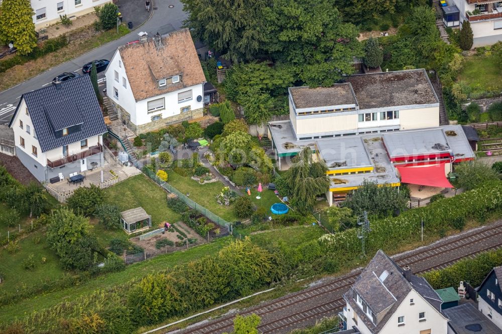 Meschede from above - Building the KITA day nursery Mikado in Meschede in the state North Rhine-Westphalia, Germany