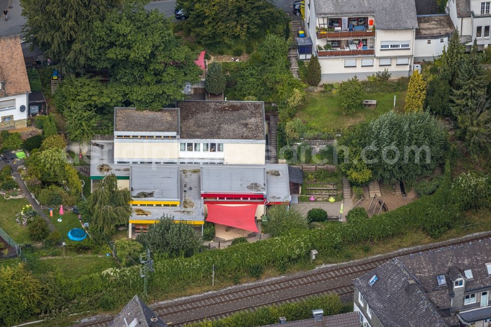 Aerial image Meschede - Building the KITA day nursery Mikado in Meschede in the state North Rhine-Westphalia, Germany