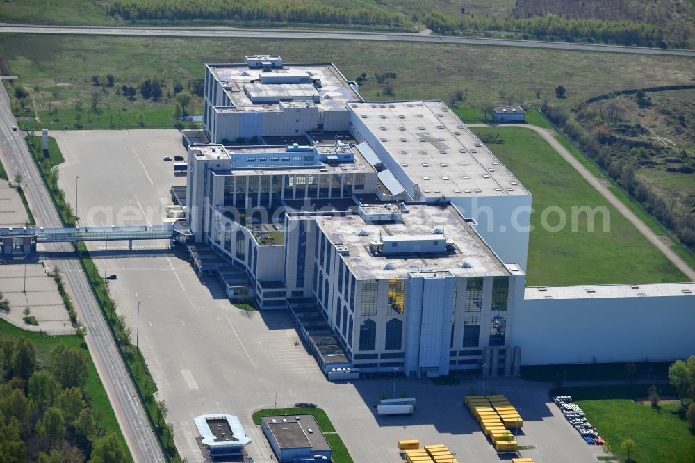 Aerial image Falkensee - Building Complex of Herlitz works by Pelican International and the e-commerce center in Falkensee in Brandenburg